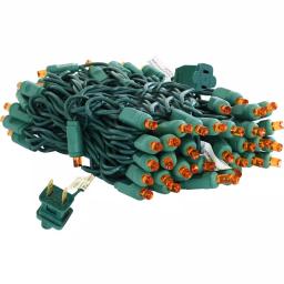 Sunnydaze Decor 22 ft. Orange LED Angle String Lights, 70-Count Novelty Bulbs, Indoor/Outdoor thumbnail 8