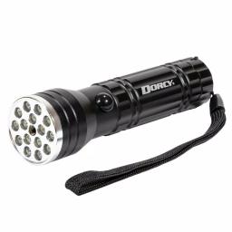 Dorcy 3-in-1 LED Flashlight with UV Blacklight and Red Laser Pointer, Black thumbnail 1