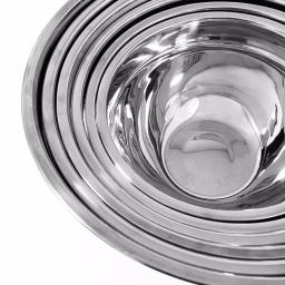Elite Gourmet 12-Piece Stainless Steel Colored Mixing Bowl Set with Lids thumbnail 2