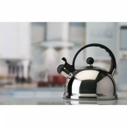 Kitchen Details Kitchen Detail 10-Cup Stainless Steel Tea Kettle with Whistling Spout thumbnail 3