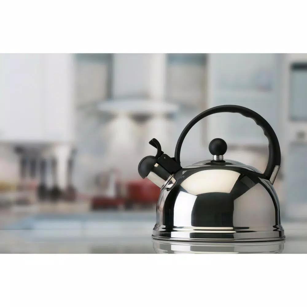 Kitchen Details Kitchen Detail 10-Cup Stainless Steel Tea Kettle with Whistling Spout