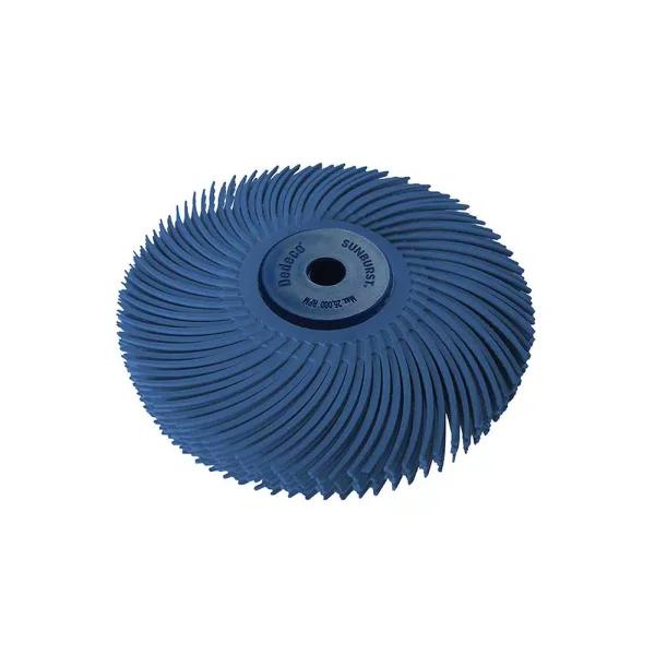 Dedeco Sunburst 3 in. 6-Ply Radial Discs 400-Grit Fine Polishing Tool