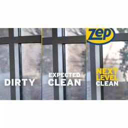 ZEP Streak Free Glass Cleaner with Refill Kit, Professional Strength Ammonia-Based Formula, 128 oz thumbnail 2