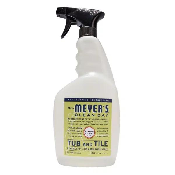 Mrs. Meyer's Clean Day Lemon Verbena Tub and Tile Cleaner, 33 oz (Pack of 6)