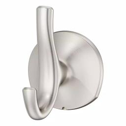 Pfister Ladera Robe Hook, Spot Defense Brushed Nickel, 2-Hook Wall Mounted thumbnail 1