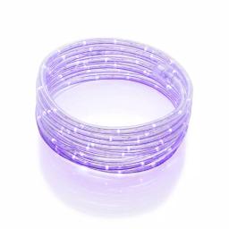 DEERPORT DECOR 16 ft. 108-Light Purple LED Rope Light, 360° Continuous Shine, Indoor/Outdoor Weather Resistant thumbnail 2