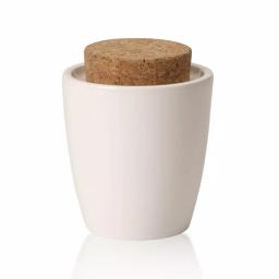 Villeroy & Boch Artesano 10 oz. Covered Sugar Bowl with Cork Stopper thumbnail 1
