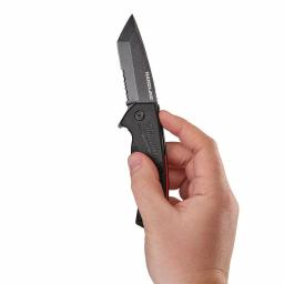 Milwaukee Hardline 3 in. D2 Steel Serrated Tanto Blade Folding Pocket Knife thumbnail 6