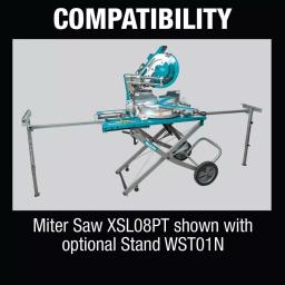 Makita 18V X2 LXT 12 in. Brushless Dual-Bevel Sliding Compound Miter Saw Kit with Bonus 18V LXT Jigsaw thumbnail 9