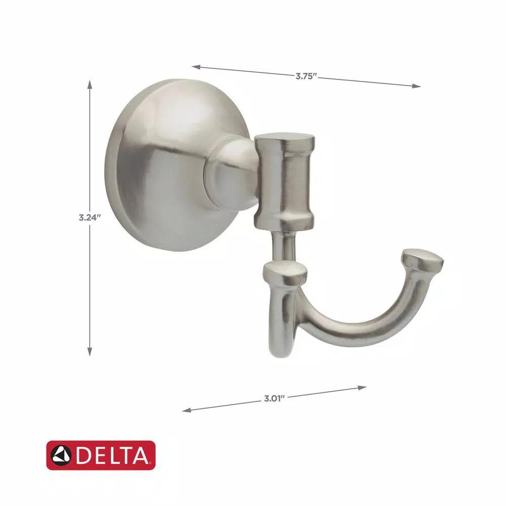 Delta Chamberlain Brushed Nickel Towel Hook with SpotShield Technology