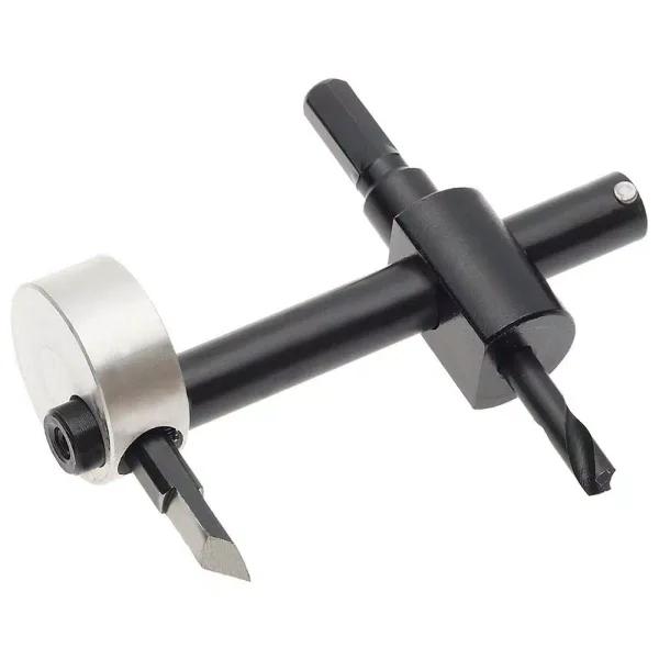 MIBRO Adjustable Circle Hole Cutter, 1 in. to 6 in. Diameter, for Wood, Plastic and Soft Metals