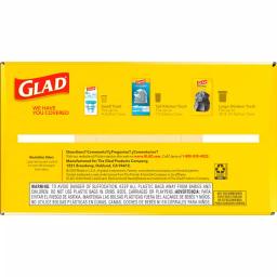 Glad ForceFlex 13 Gallon Tall Kitchen Drawstring Trash Bags, OdorShield, 110 Count thumbnail 10