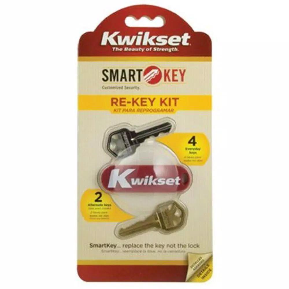 Kwikset SmartKey Security Re-Key Kit, KW1 Keyway Compatible