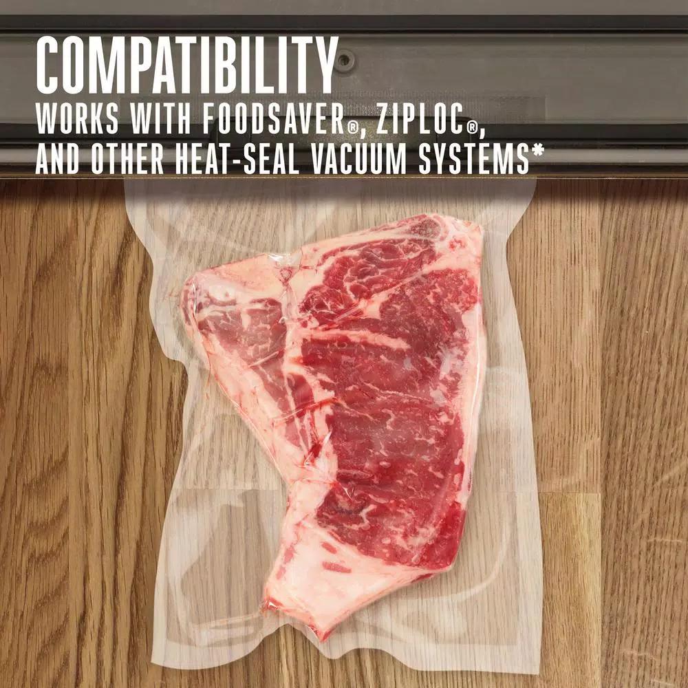 Weston Heavy Duty Vacuum Sealer Bag Roll, 11 in. x 50 ft., 3.0 Mil Two-Ply, BPA Free
