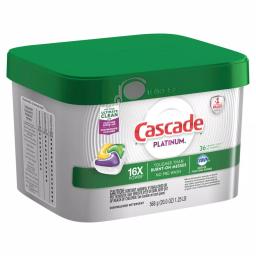 Cascade Platinum ActionPacs Lemon Dishwasher Detergent, 36-Count (6-Pack) thumbnail 2
