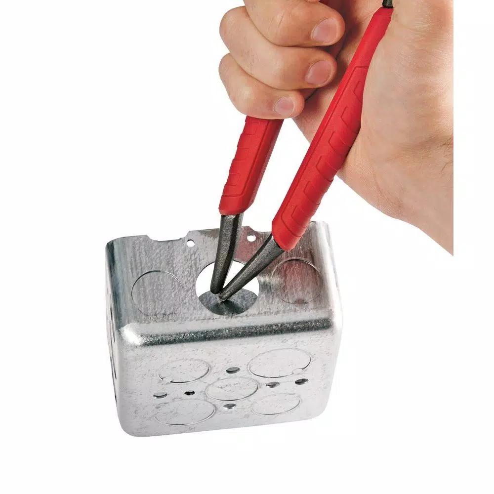 Milwaukee 4-Piece Pliers Set with Straight-Jaw and V-Jaw Designs