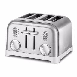 Cuisinart CPT-180W Classic Series 4-Slice Wide Slot Toaster, White thumbnail 3