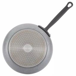 Farberware Quartz 10-Piece Nonstick Aluminum Cookware Set with Induction Base, Gray Speckle thumbnail 3