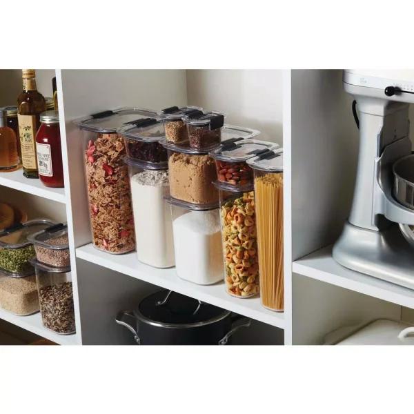 Rubbermaid Brilliance 10-Piece Food Storage Container Set, BPA-Free Plastic, Leak-Proof