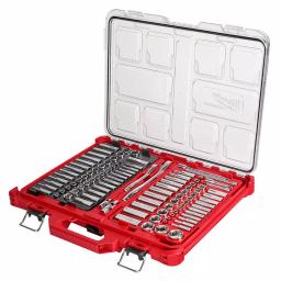 Milwaukee 106-Piece 1/4 in. and 3/8 in. Drive Ratchet and Socket Set with PACKOUT Organizer thumbnail 1