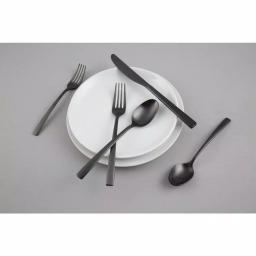 Fiesta Spark Black Satin 18/0 Stainless Steel 20-Piece Flatware Set, Service for 4 thumbnail 4