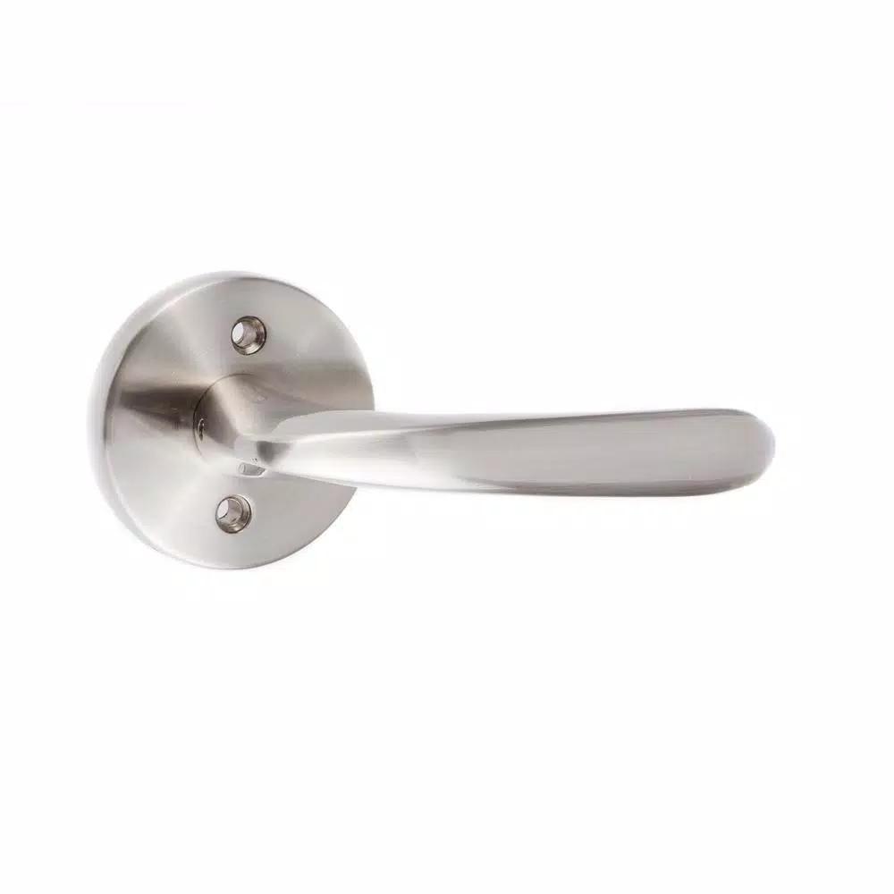 Sure-Loc Hardware Torino Modern Satin Nickel Passage Lever for Hall and Closet Doors