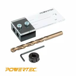 POWERTEC Ultimate Doweling Jig Kit with Cobalt Drill Bits and Hardshell Case thumbnail 4