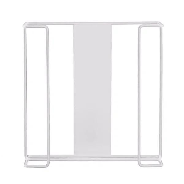 Alpine Industries Double Box Metal Wire Wall Mounted Glove Dispenser, White