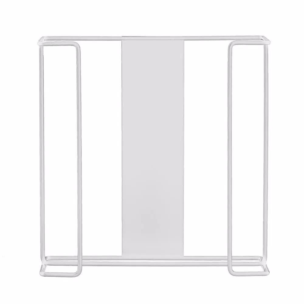 Alpine Industries Double Box Metal Wire Wall Mounted Glove Dispenser, White