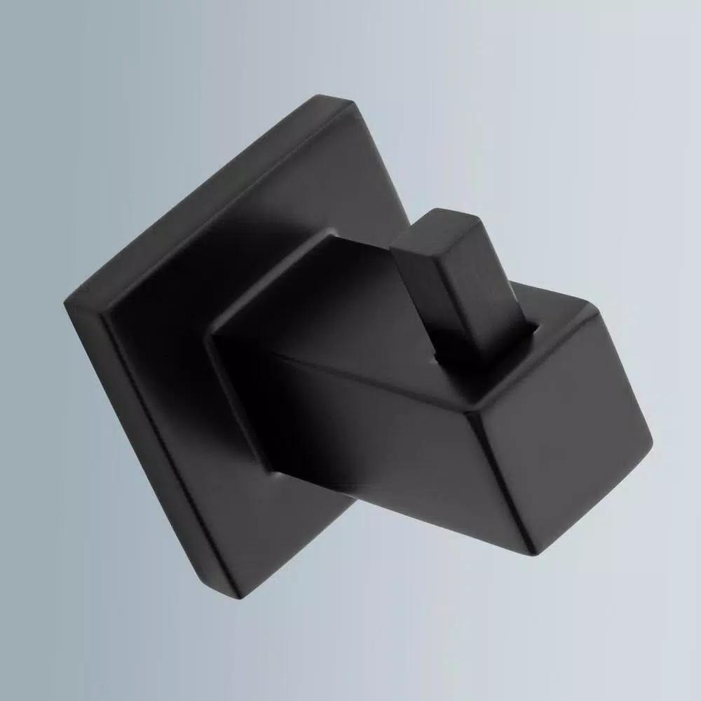 Glacier Bay Farrington Single Robe Hook, Matte Black