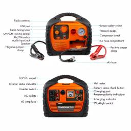 Wagan Tech Wagan Power Dome PLEX 1000 Peak Amp Jump Starter with 260 PSI Air Compressor & 800W Power Inverter thumbnail 4
