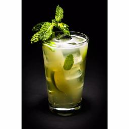 Abigails Rain Drop 12 oz. Clear Highball Glass Set of 4 - Handmade Mouth-Blown Bubble Glassware thumbnail 3