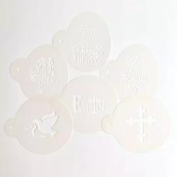 Designer Stencils Easter Sunday Cookie Stencil Bundle - 6 Pattern Set for Decorating thumbnail 1
