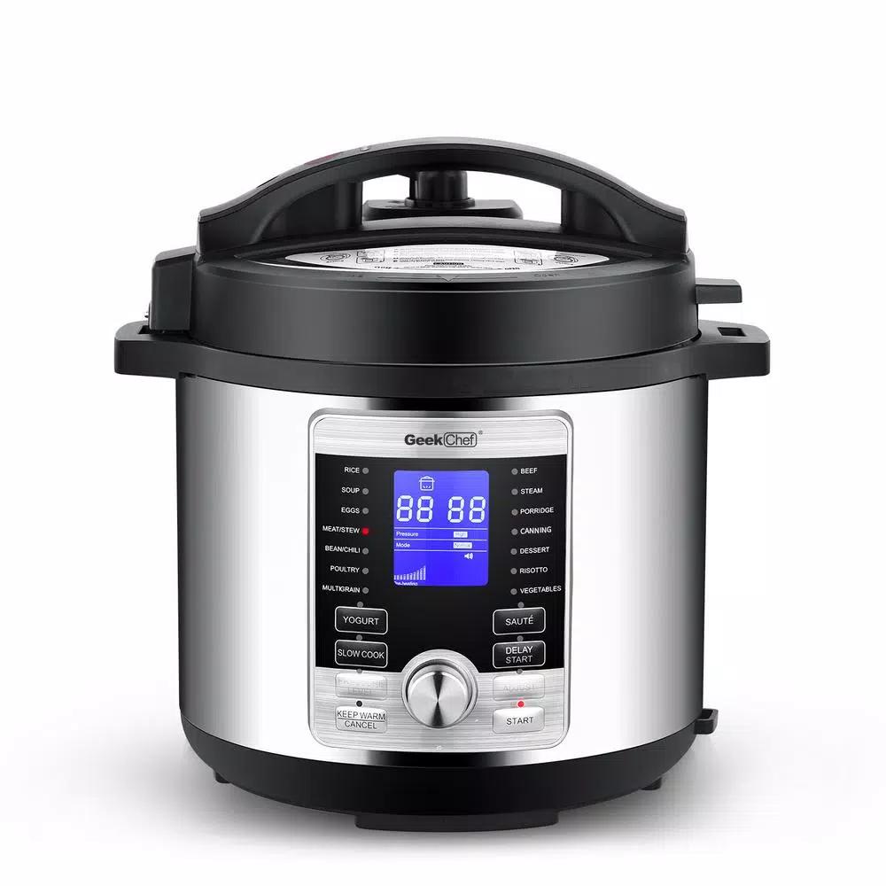 Boyel Living Geek Chef 6 Qt. 17-in-1 Stainless Steel Multi-Use Electric Pressure Cooker