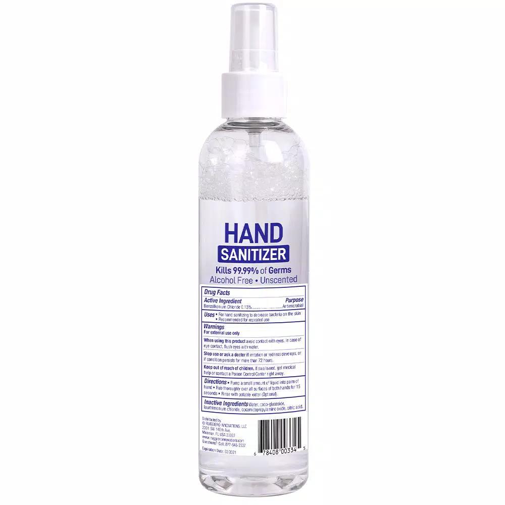 Unbranded Advanced Hand Sanitizer Spray, 8 oz. (Pack of 48)