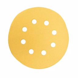 Unbranded PASCO 220-Grit 5 in. Hook and Loop 8-Hole Sanding Discs, 100-Pack thumbnail 1