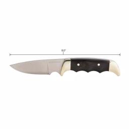 Sheffield 12180 Timber Series 4 in. Drop Point Fixed Blade Knife with Black Pakkawood Handle thumbnail 3