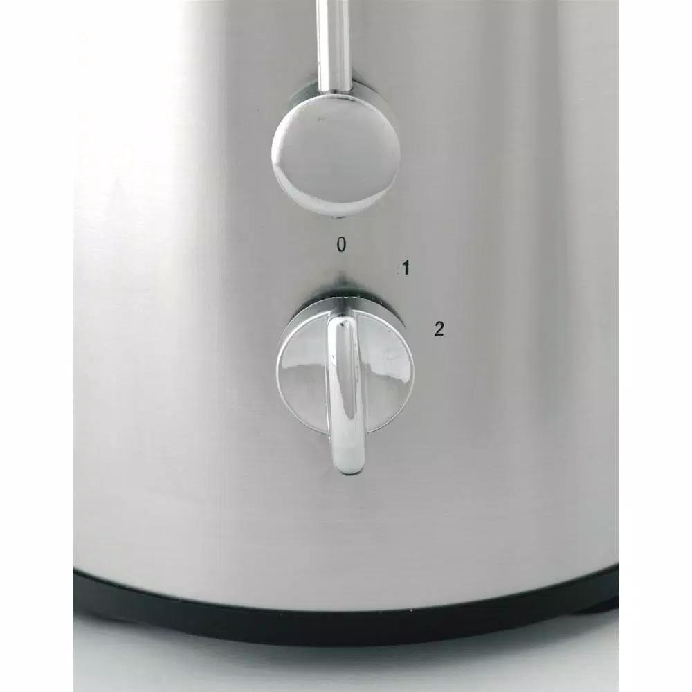 Total Chef Juicin Stainless Steel Juicer with 700W Motor and Automatic Shut-Off