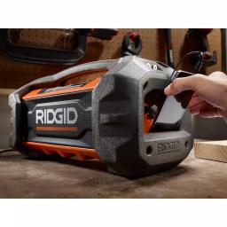 RIDGID 18V Hybrid Jobsite Radio with Bluetooth Wireless Technology (Tool Only) thumbnail 8