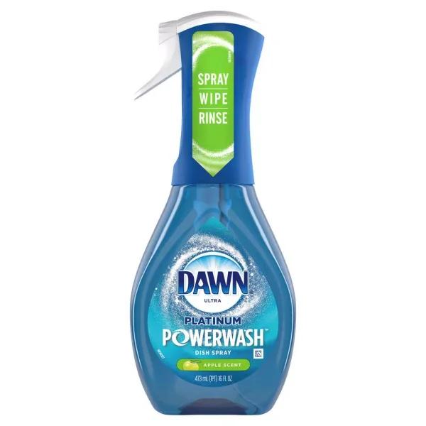 Dawn Platinum Powerwash Dishwashing Liquid Spray, Apple Scent, 16 oz. (6-Pack)