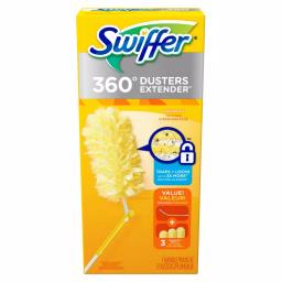 Swiffer Duster Starter Kit with Extendable Handle and Microfiber Dusters thumbnail 4
