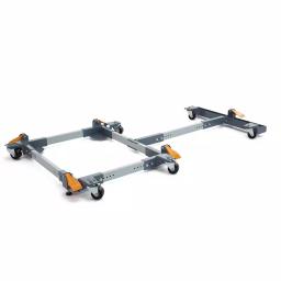 BORA PM-3795 Steel Mobile Base and Table Saw Extension Combo with All-Swivel Wheels thumbnail 1
