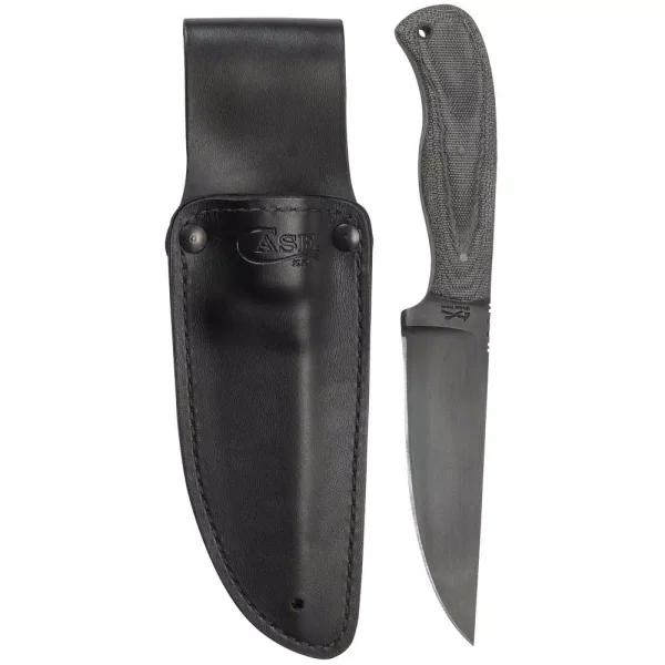 W.R. Case and Sons Cutlery Co. Case Winkler Skinner Fixed Blade Knife with 5.2 in 80CrV2 Steel Blade and Canvas Laminate Handle