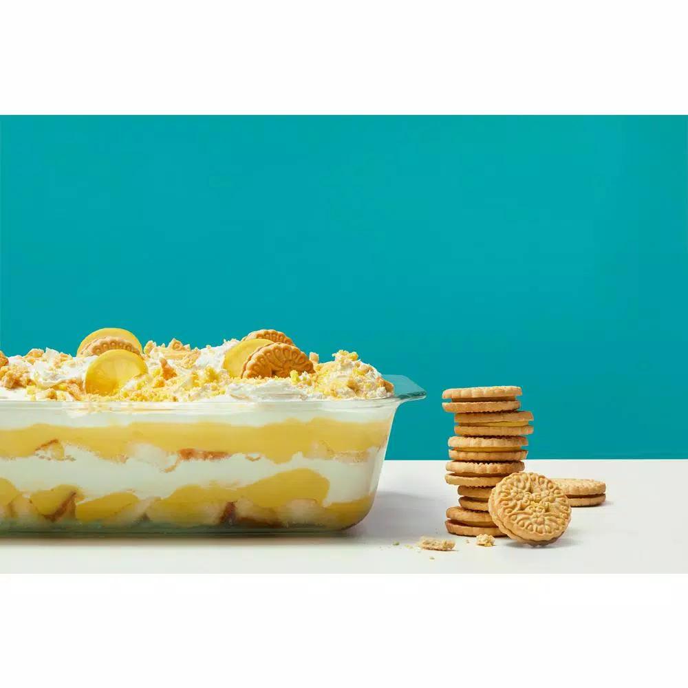 Pyrex 4-Piece Deep Glass Bakeware Set with Lids, Rectangle
