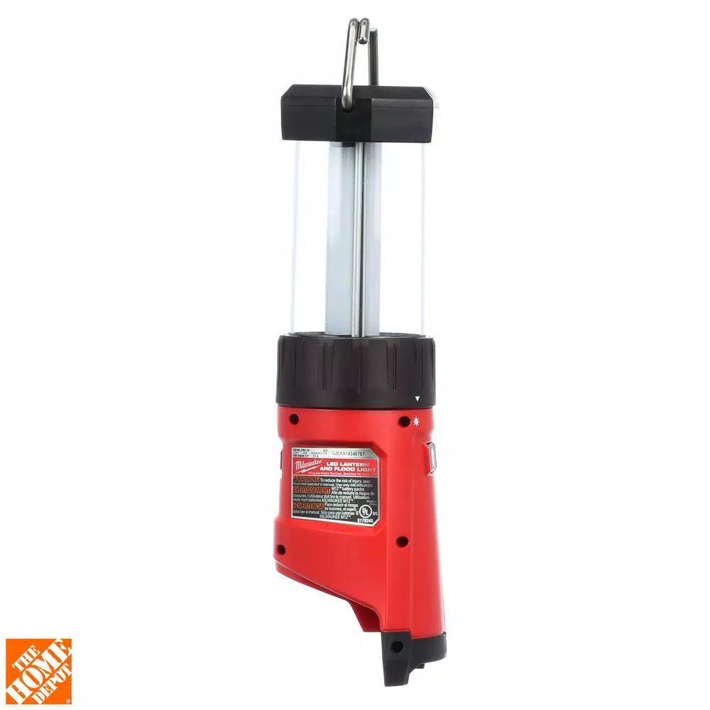 Milwaukee M12 12V Cordless LED Lantern/Flood Light & Compact Vacuum Kit with 3.0 Ah Battery