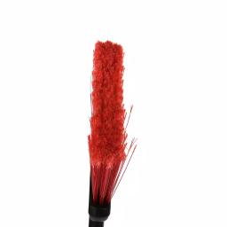 Alpine Industries 10 in. Red Angle Broom with Fiberglass Handle, 2-Pack thumbnail 3