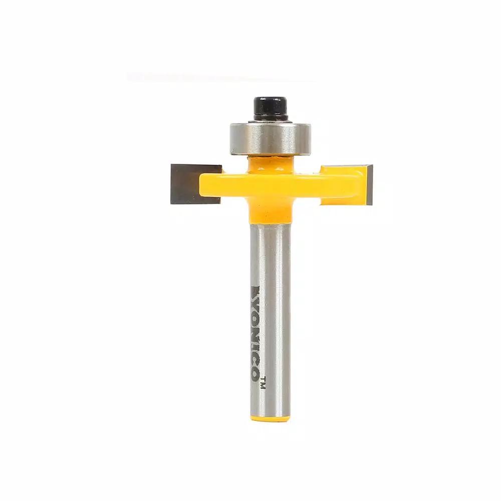 Yonico 14184q Slotting and Rabbeting Router Bit, 1/4 in. Shank, Carbide Tipped