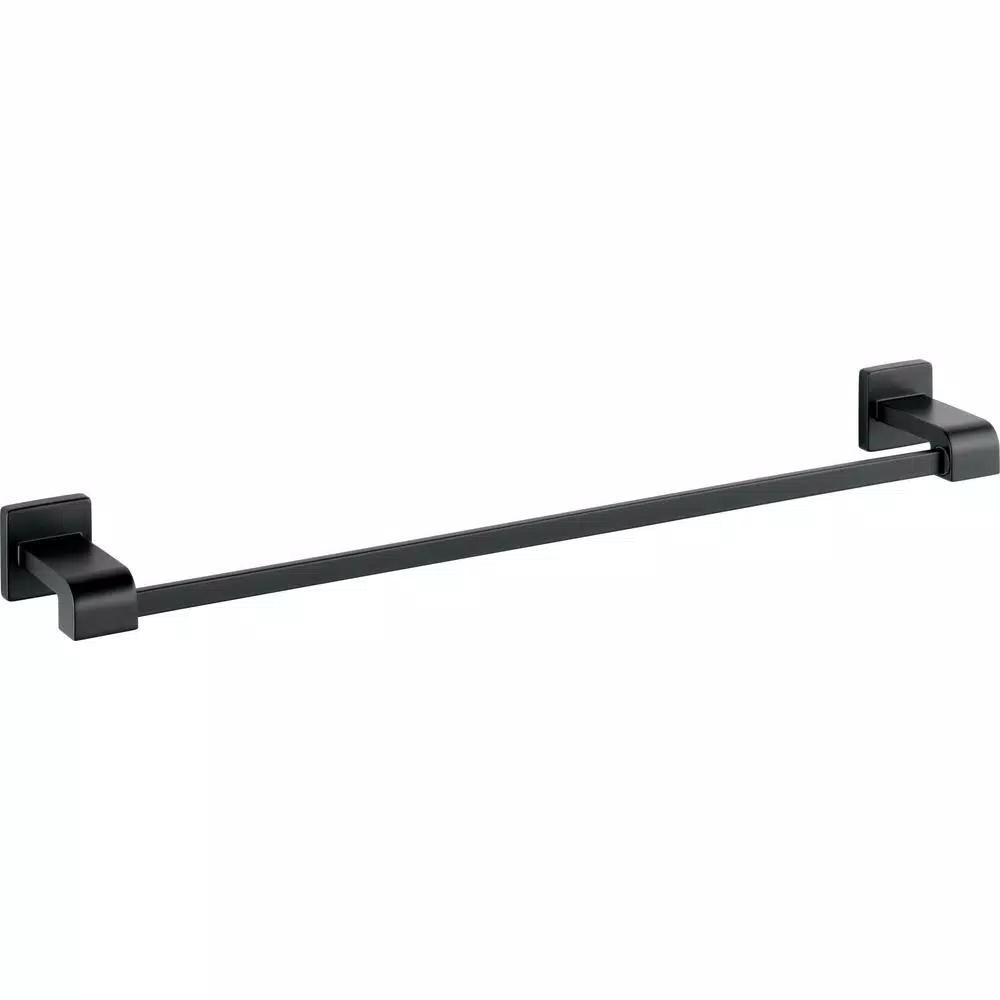 Delta Ara 24 in. Single Towel Bar, Matte Black