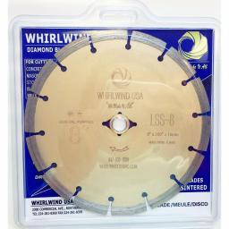 Whirlwind USA 8 in. Segmented Diamond Saw Blade for Concrete, Stone, Brick, and Masonry thumbnail 4