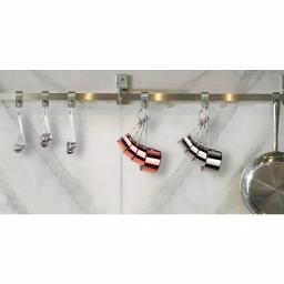 Artaste New Star 4-Piece Brass Plated Stainless Steel Measuring Cup Set thumbnail 8